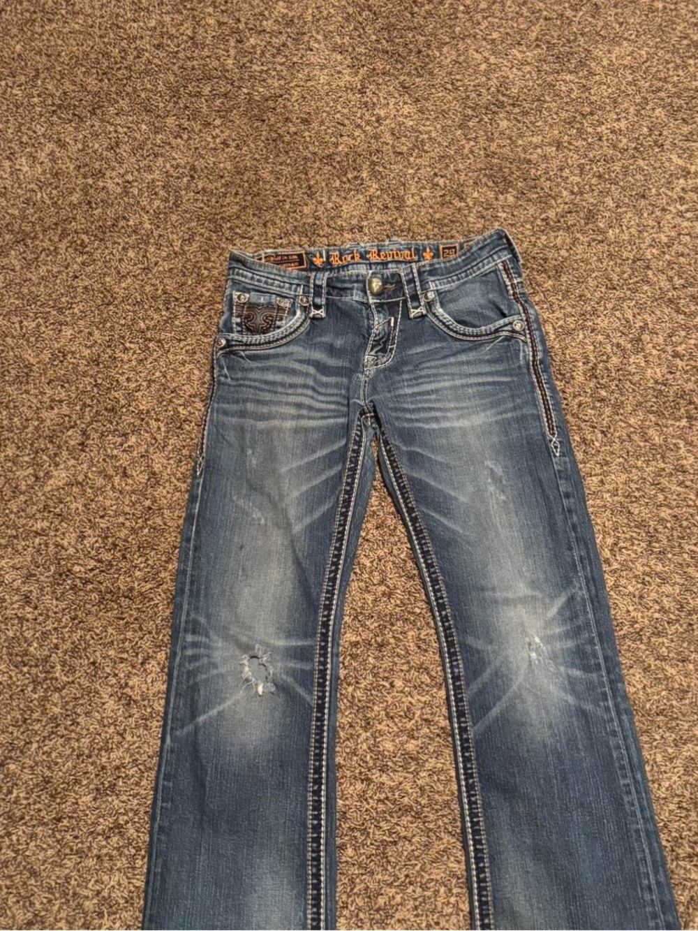 Rock revival cropped jeans/capri